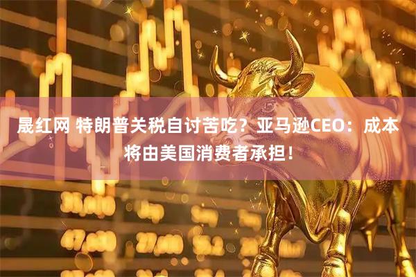 晟红网 特朗普关税自讨苦吃？亚马逊CEO：成本将由美国消费者承担！