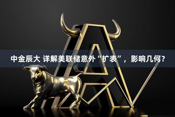 中金辰大 详解美联储意外“扩表”，影响几何？